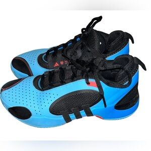Adidas Kids Sky Blue and Black Sneakers